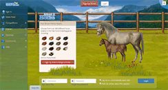 Desktop Screenshot of horseworldonline.net