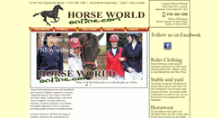 Desktop Screenshot of horseworldonline.com